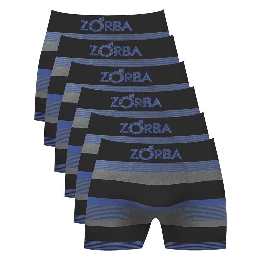 Cuecas Boxer Zorba: Conforto e Frescor em Kit com 6!