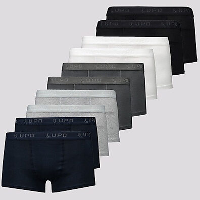 Cuecas Sunga Lupo Elastic Style: Kit 10 Conforto!