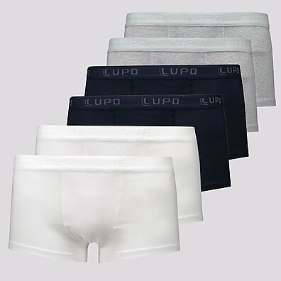 Cuecas Sunga Lupo: Kit 6 Peças Conforto!
