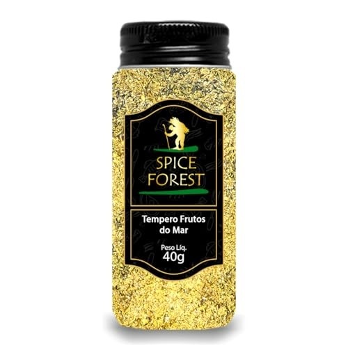 Tempero Frutos do Mar - Mix Culinário Linha Premium em Frasco de Vidro Spice Forest