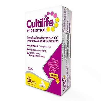Cultilife Probiótico: 10 Bilhões UFC para sua Saúde Intestinal