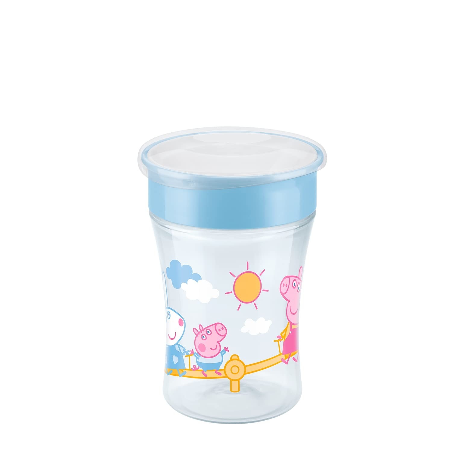Copo Magic Cup 360º Peppa Pig NUK Evolution 230ml - Seguro, Antivazamento e Livre de BPA