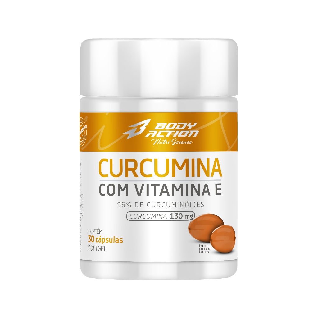 Cúrcuma com Vitamina E 130mg: Suplemento que Combina Poder Antioxidante