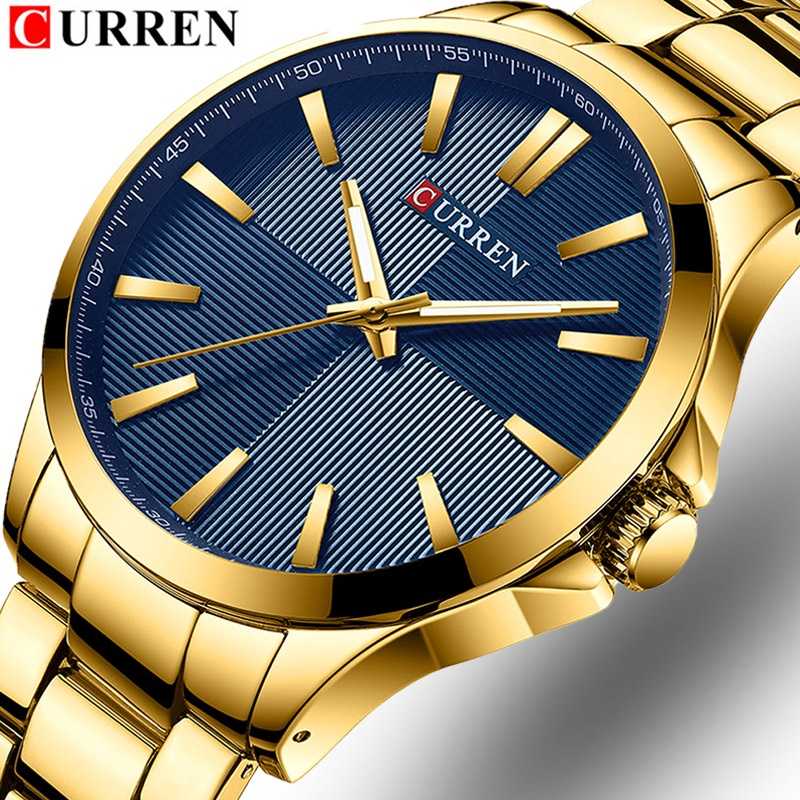 CURREN 8322: Relógio Masculino Esportivo e à Prova D'água