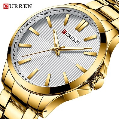 CURREN 8322X: Relógio Masculino de Quartzo à Prova d'Água