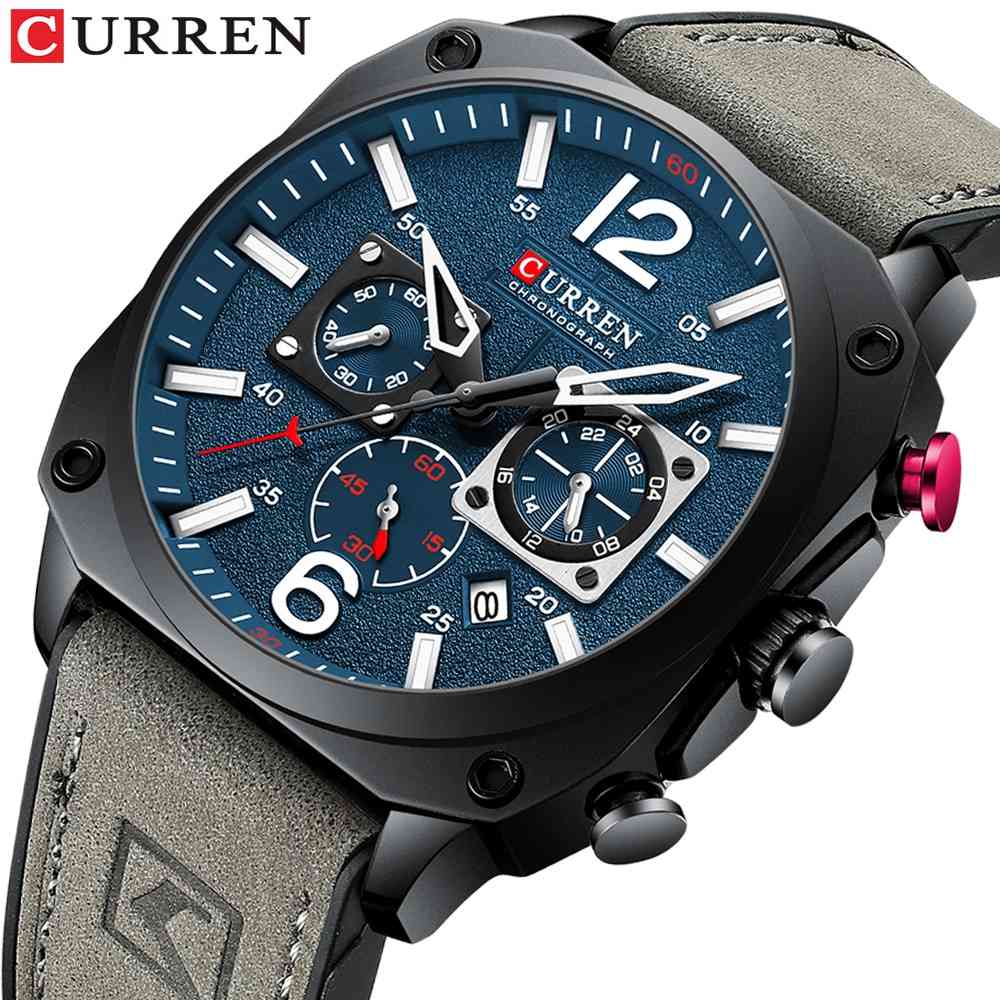 CURREN 8398 XAQ: Elegância e Resistência
