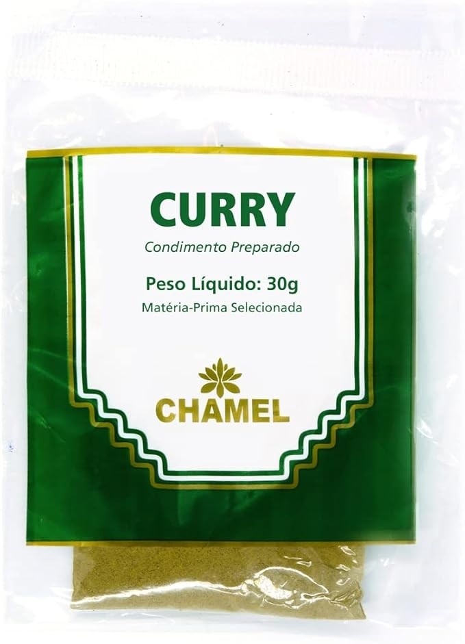 Chamel Curry Em Pó Natural 30 G