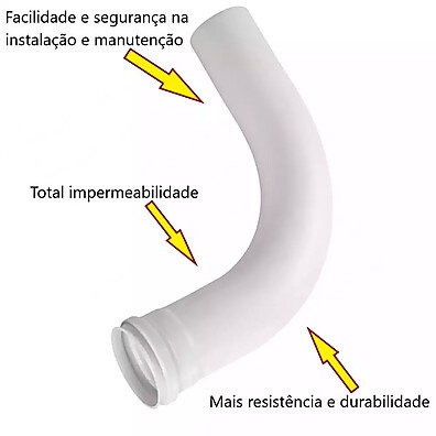 Curva PVC 150mm Fortlev: Esgoto Sem Vazamentos!