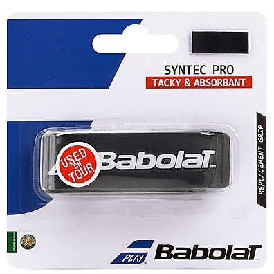 Cushion Grip Babolat Syntec Pro Preto: Toque Premium no Tênis