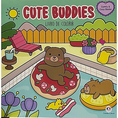 Cute Buddies: O Livro de Colorir Relaxante do TikTok