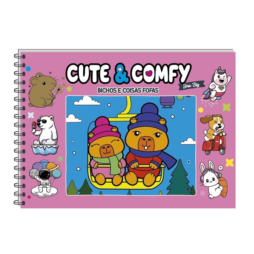 Cute & Comfy BIG: Bichinhos Fofos para Colorir