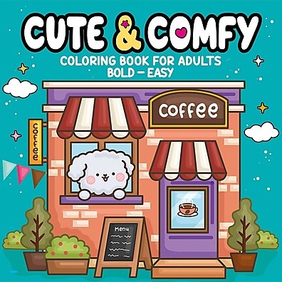 Cute & Comfy - Livro de Colorir para Adultos
