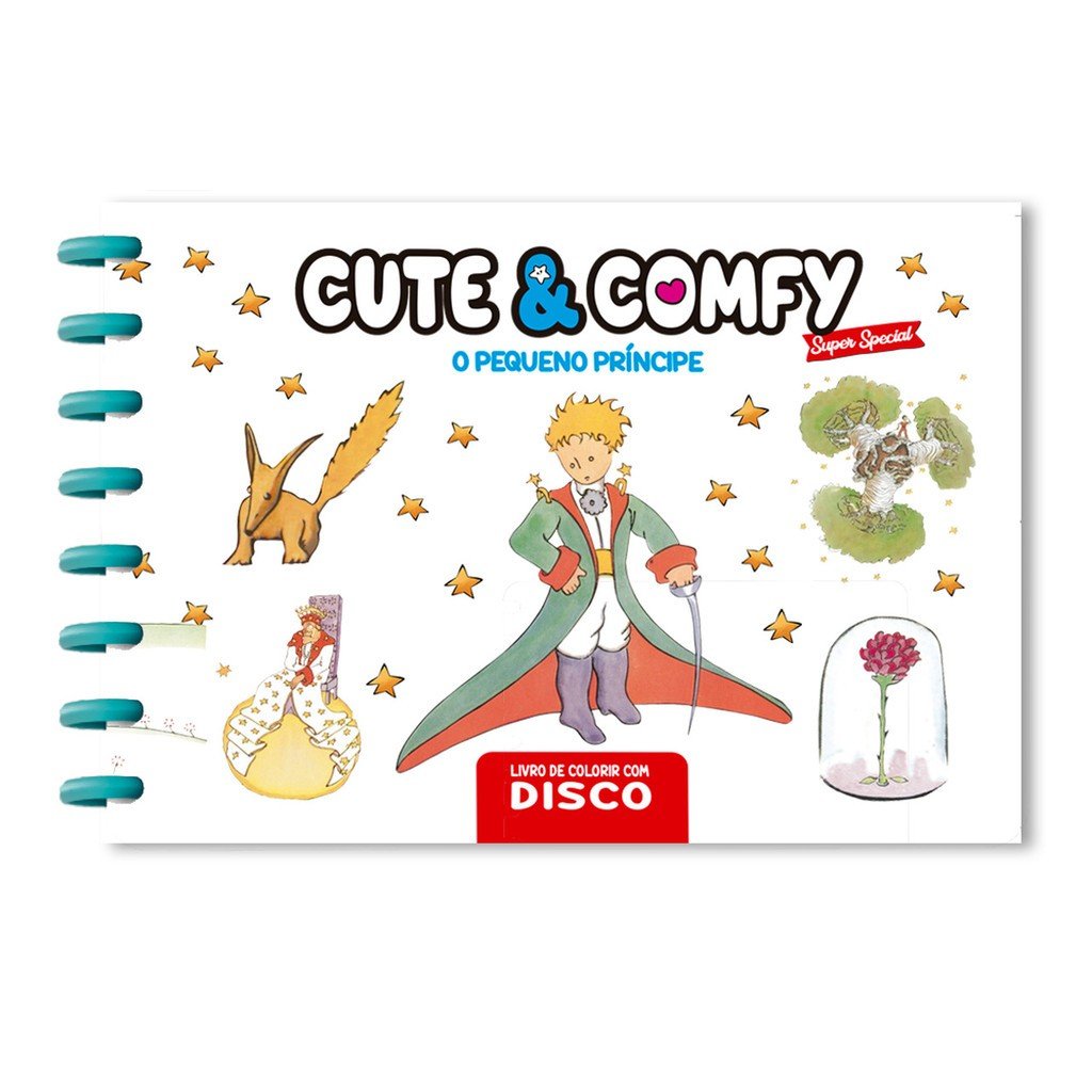Cute & Comfy Pequeno Príncipe: Livro de Colorir Relaxante