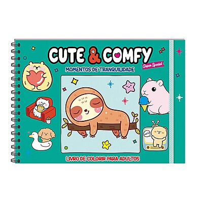 Cute & Comfy Super Special 16 – Livro de Colorir para Relaxar