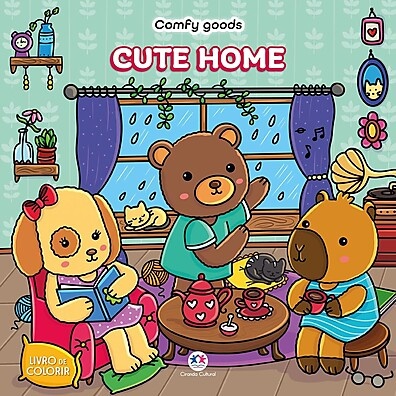 Cute Home: Livro de Colorir Relaxante