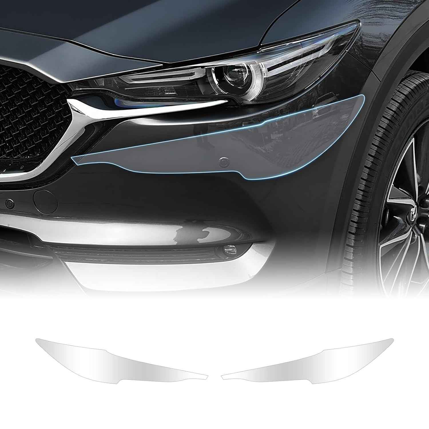 Película Protetora TPU PPF para Mazda CX-5 2017-2021 | Proteção Transparente contra Arranhões