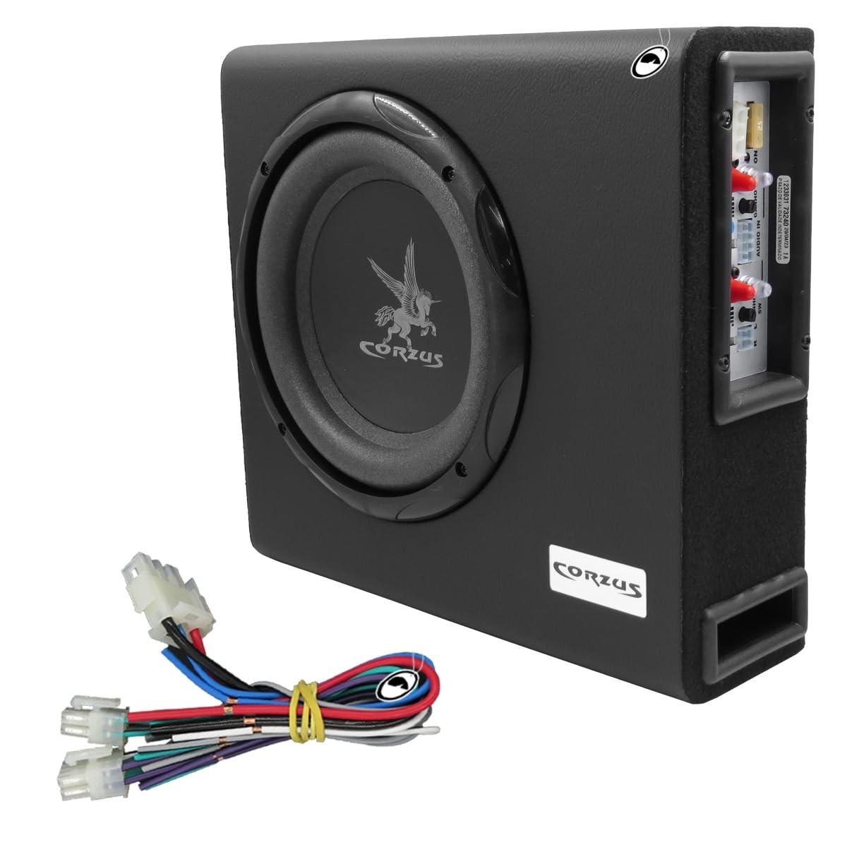 Caixa Amplificada Corzus CXS 303 Mini Slim 350W RMS: Grave Profundo e Som Estéreo Potente