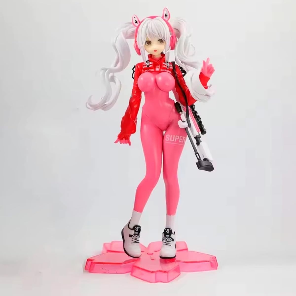 Goddess Victory - Alice Cyber Rosa Fofa - Figura de Colecionar para Decoração e Gaming