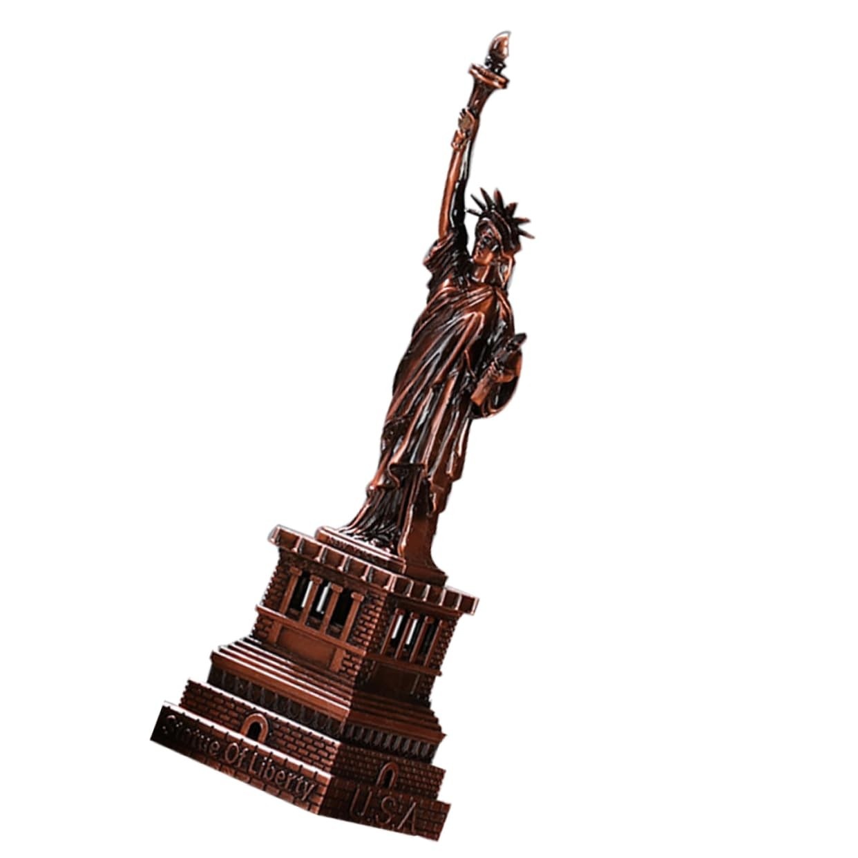 Estátua da Liberdade em Metal - Decoração Elegante para Casa e Escritório
