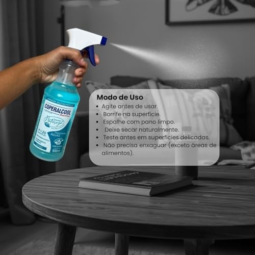 Kit 2 Álcool Coperalcool Bacfree Segredos da Natureza 500ml - Frescor das Águas