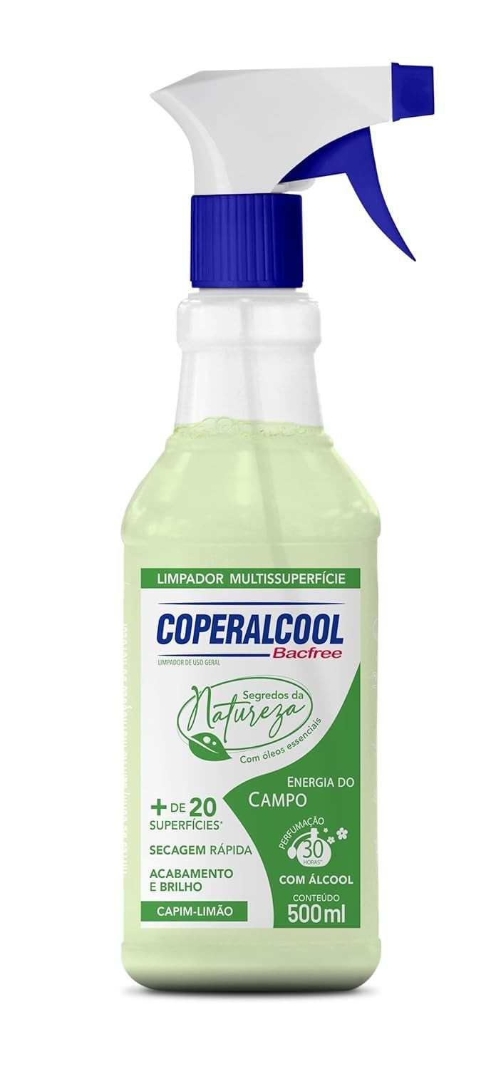 Coperalcool Bacfree Limpador Segredos da Natureza 500ml - Energia do Campo