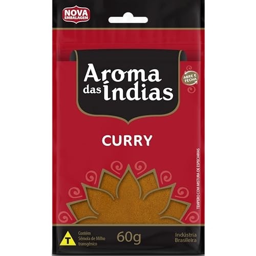 Aromas da Índia, Curry em Pó, 60 Gramas