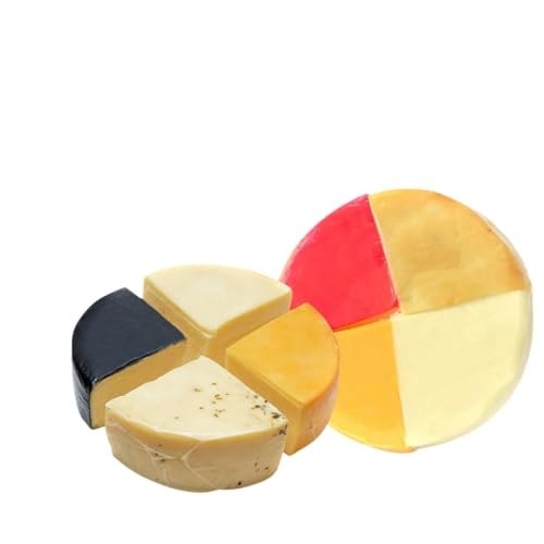 Kit 8 Queijos da Serra da Canastra 1kg - Kit 4 Queijos - Parmesão, Prato, Reino e Provolone Fresco Defumado Condimentado + Kit 4 Queijos Parmesão - Tradicional, Temperado, Defumado e Capa Preta.