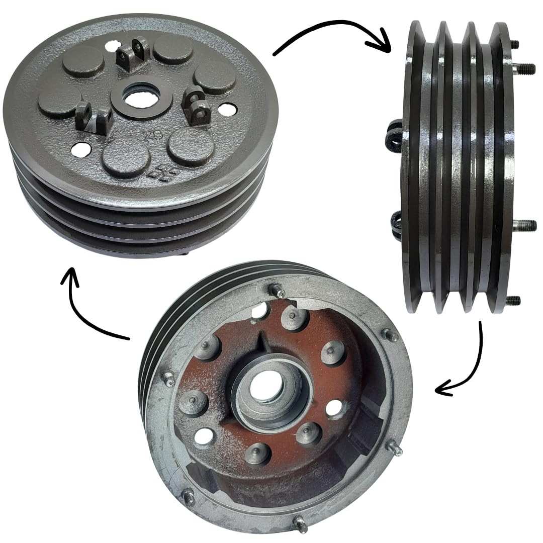 Polia da Embreagem para Microtrator Tramontini GN14 e GN18 - Peça de Reposição Essencial