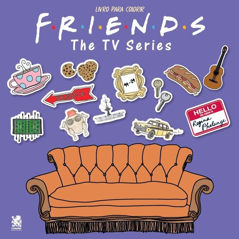 Friends - Livro de Colorir Antiestresse: Reviva Momentos Icônicos da Série!