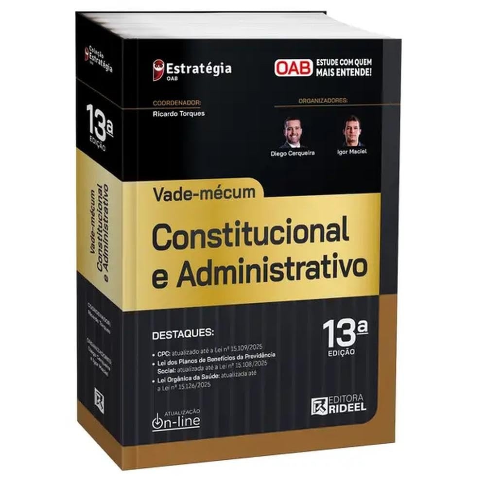 Vade-Mécum Constitucional e Administrativo: Essencial para o 44º Exame da OAB - 2ª Fase
