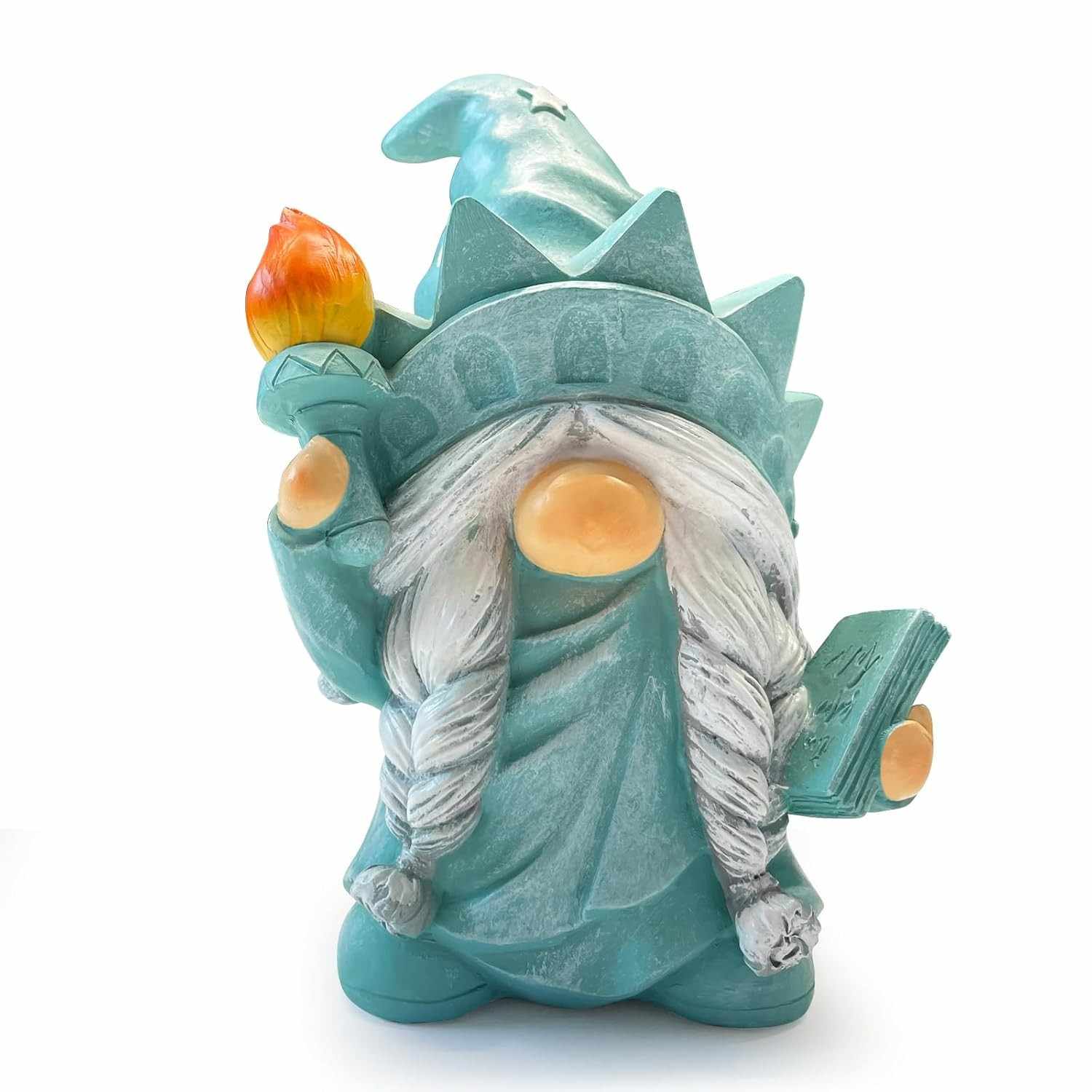 Gnomos Patrióticos Hodao - Decoração de Resina para Dia da Independência Americana