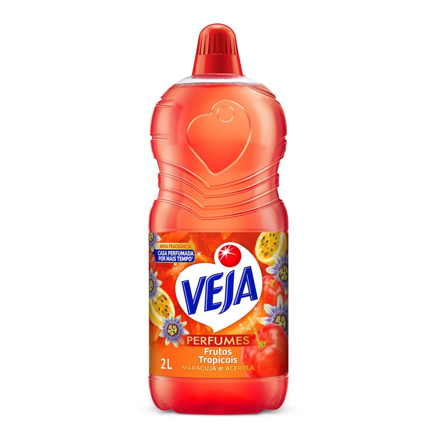 Veja Limpador Perfumado Tulipa Da Holanda 2L - Fragrância Sofisticada e Limpeza Poderosa
