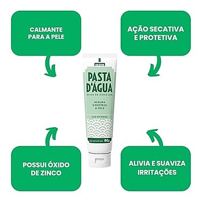 Bravir Pasta DÁgua: Alívio Rápido e Proteção 80g