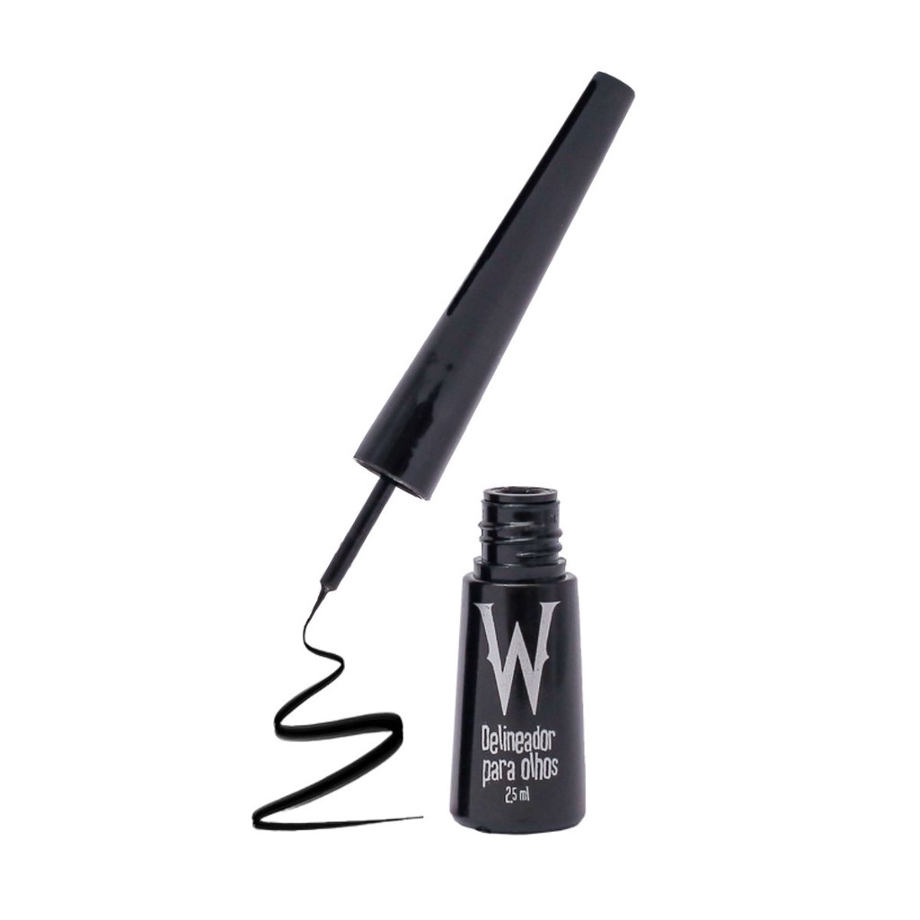 Delineador Wandinha: Traço Perfeito e à Prova D'Água 🖤