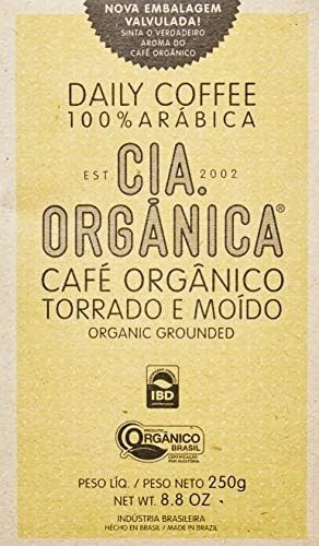 Cia. Orgânica Café Cia Orgânica Daily Orgânico Torrado E Moído 250G