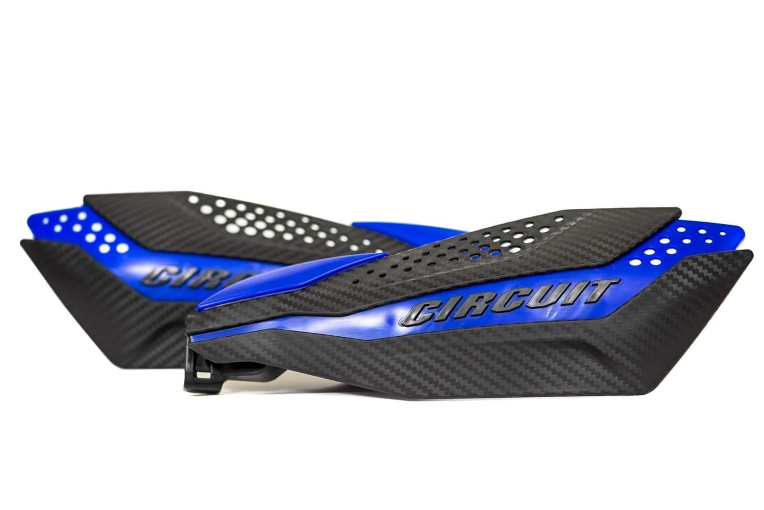 Protetor de Mão Circuit Dakar Yamaha - Proteção Carbono e Azul para Trilhas