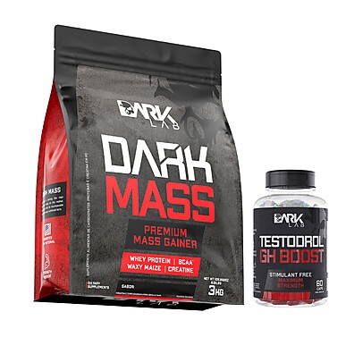 Dark Mass + Testodrol: Ganhe Massa Rápido!