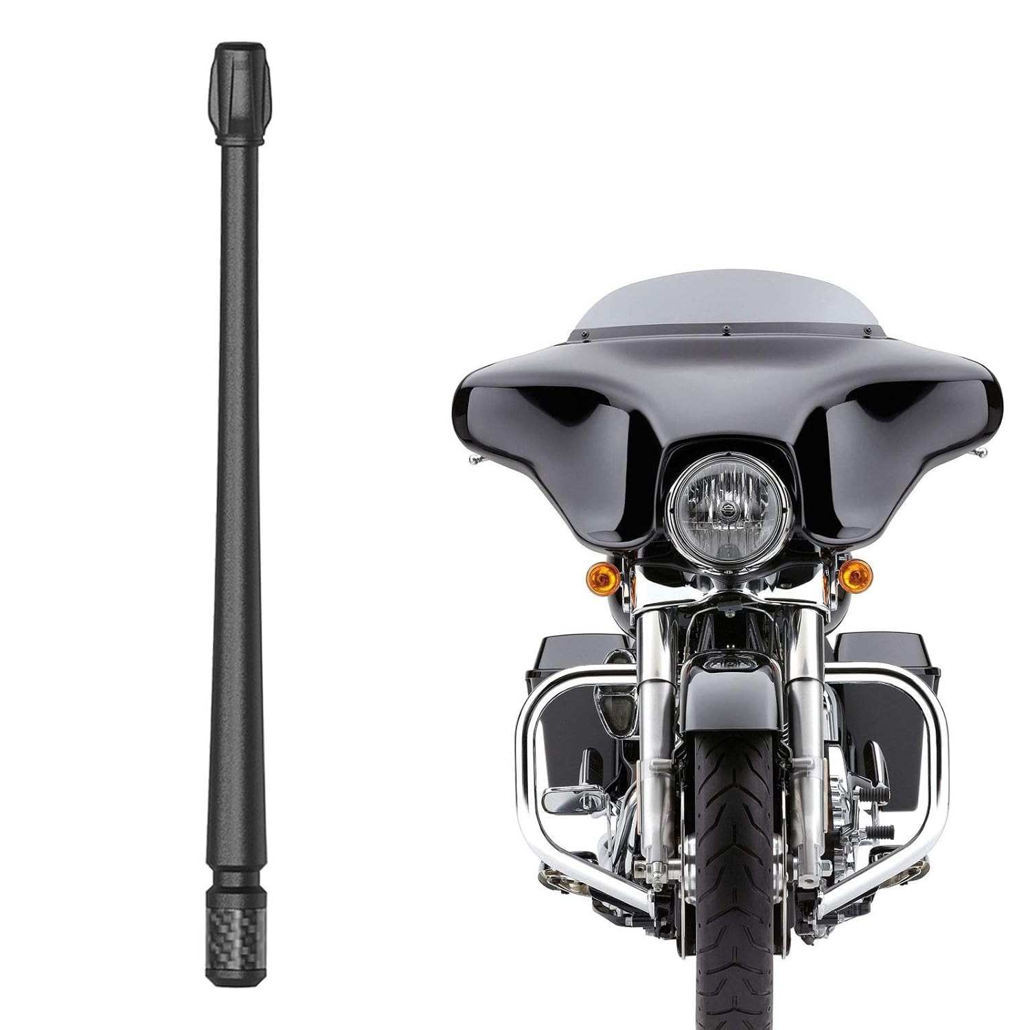 Antena Rydonair para Harley Davidson 1998-2022: Estilo e Recepção Otimizada FM/AM