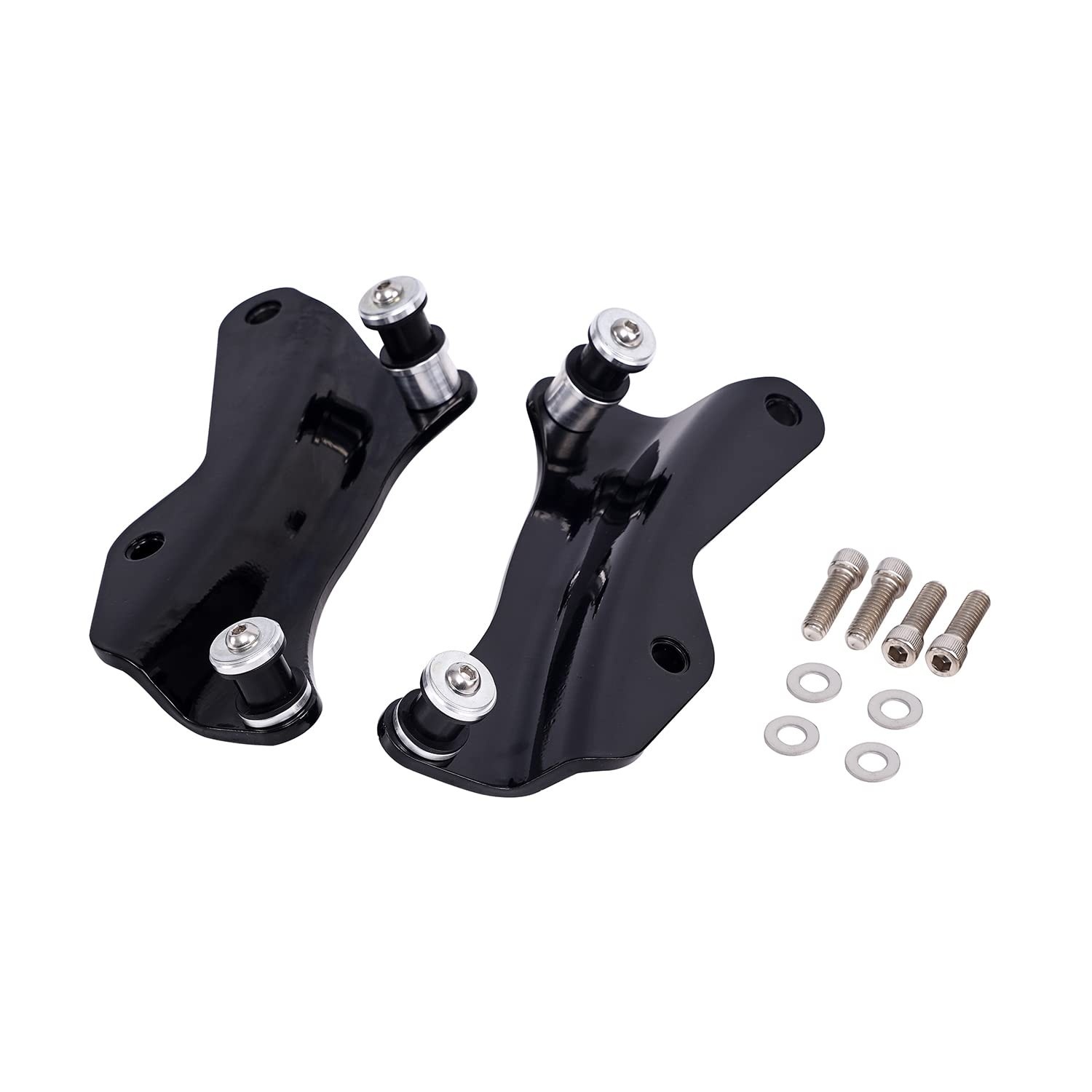 Kit 4 Pontos Sissy Bar Docking Hardware para Harley Davidson Touring 2014-2022