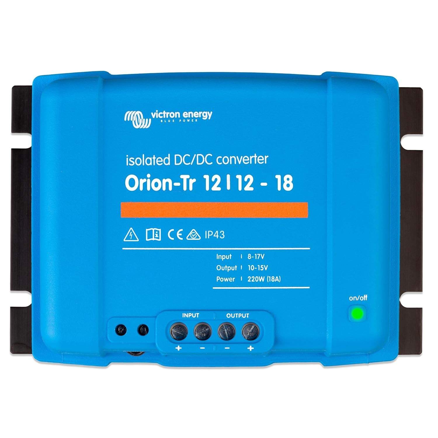 Conversor Victron Energy Orion-Tr DC-DC 12V 18A 220W: Energia Estável e Protegida para Seu Sistema de Bateria Dupla