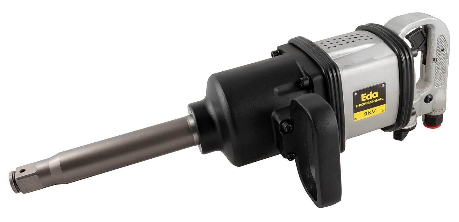 Chave de Impacto Pneumática EDA 1" Pescoço Longo - Potência e Precisão Profissional