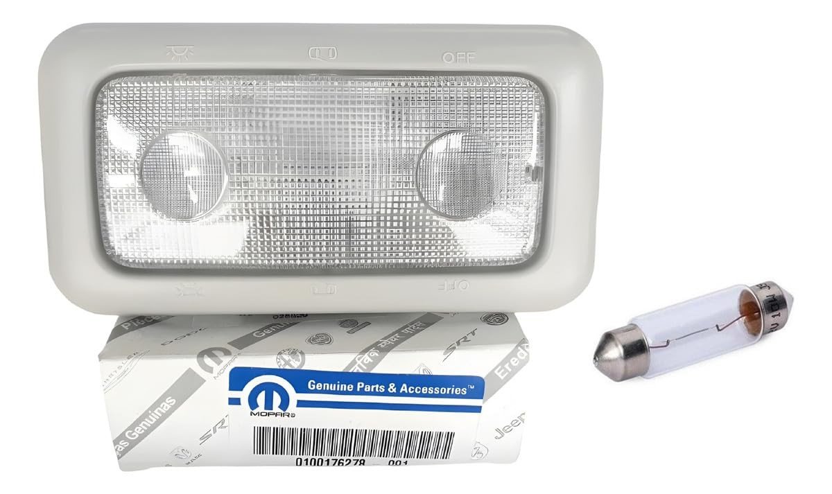 Luz de Teto Plafonier Mopar Original Fiat Uno, Palio, Idea, Mobi, Punto, Siena - Peça 100176278