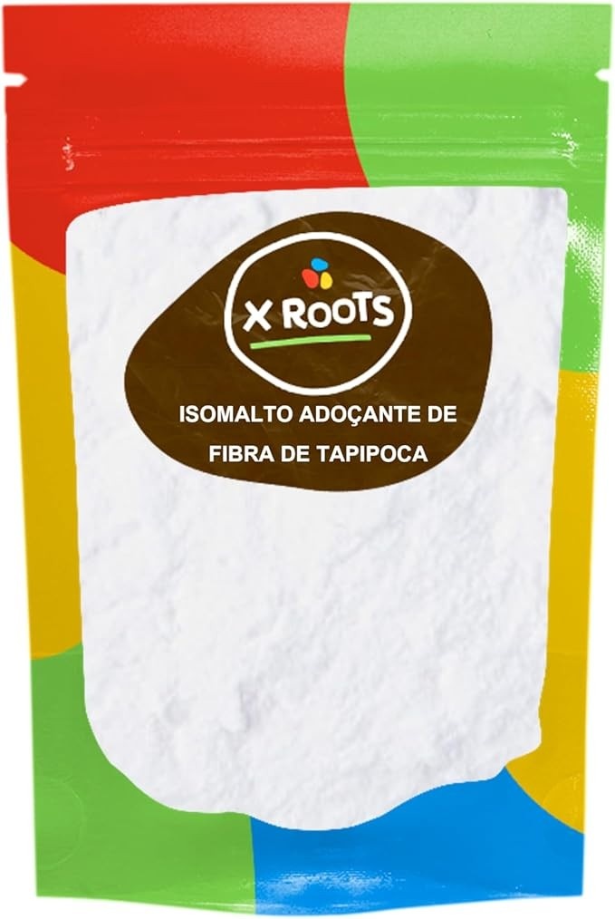 Isomalto Oligossacarídeo De Tapioca Imofibra De Tapioca 100g Embalagem Abre e Fecha x roots
