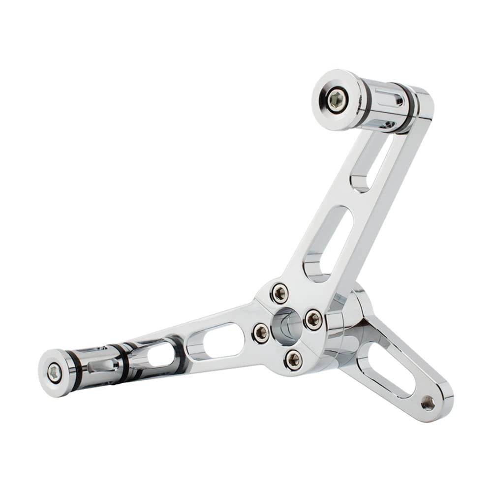 Alavanca de Câmbio Dreamseek Cromada para Harley Sportster 1200/883 (2004-2018) - Controle Frontal em Alumínio CNC