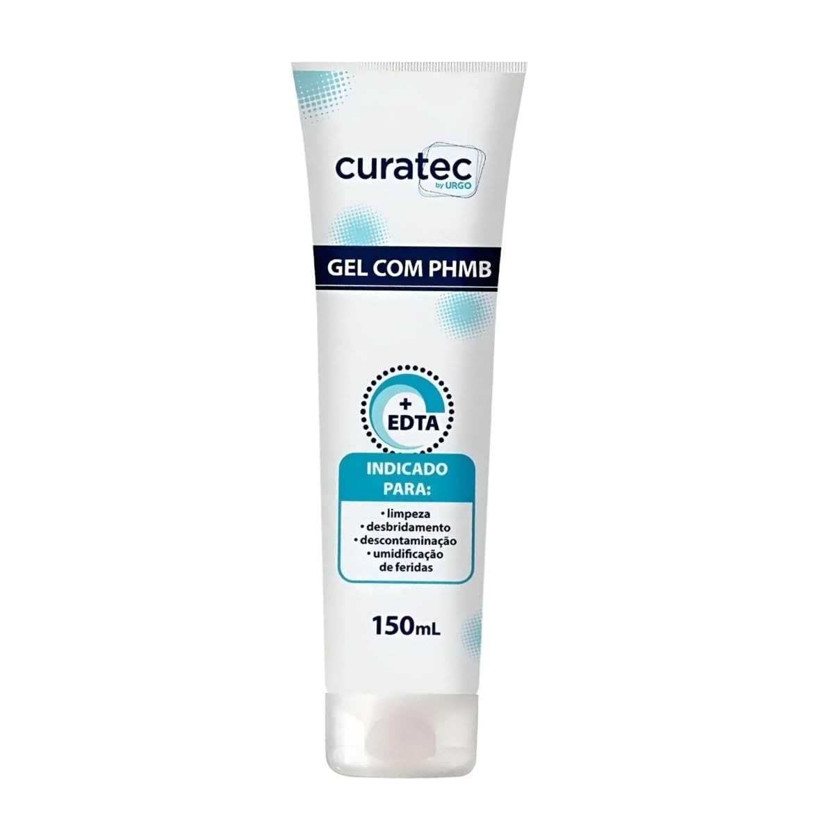 Curatec Gel de Limpeza com PHMB 150ml - Descontaminação Avançada com EDTA
