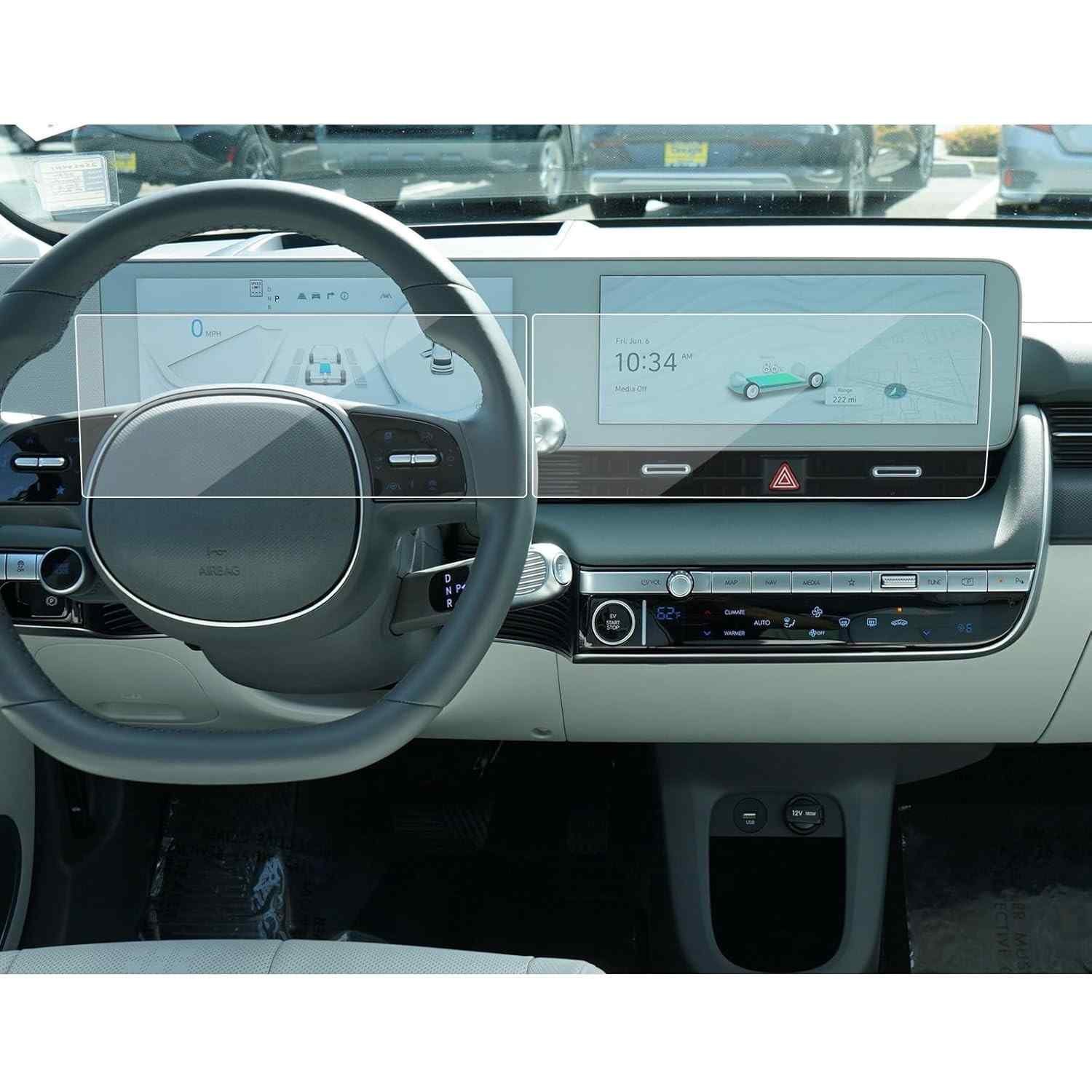 Protetor de Tela SXCY 2 Peças para Hyundai Ioniq 5 2022-2024 - Proteção Essencial para Infotainment