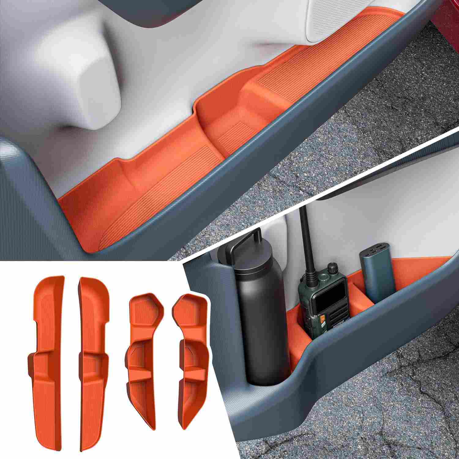 Organizador de Porta Ford Maverick 2022-2025: Kit 4 Peças em Silicone Premium para Máximo Conforto e Estilo