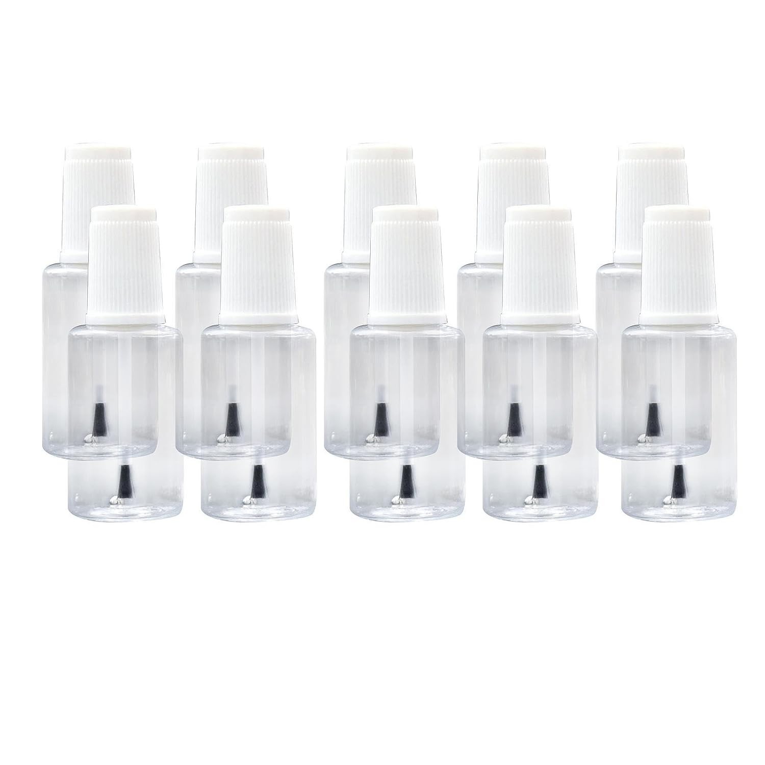Frascos de Tinta Transparentes 20ml - Leves e Versáteis para Artesanato e Retoques