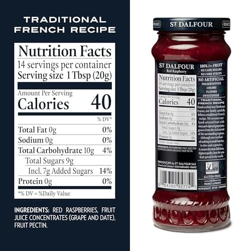 St Dalfour Geleia de Framboesa (Framboises), 284g