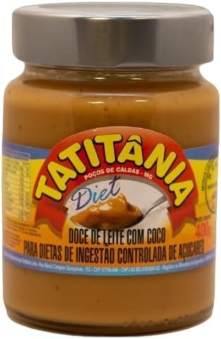 DOCE DE LEITE COM COCO DIET - 400G - TATITÂNIA - Premiado